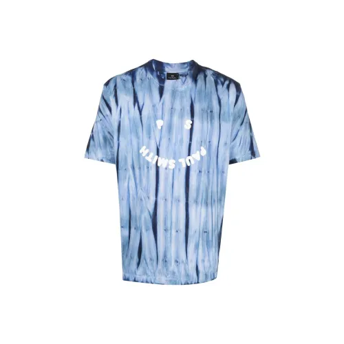 PS By Paul Smith PS Smile Синий Мужской T-Рубашки
