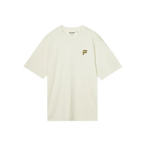 FILA FUSION TOKYO STUDIO Series Цвет лактозы Унисекс T Рубашки