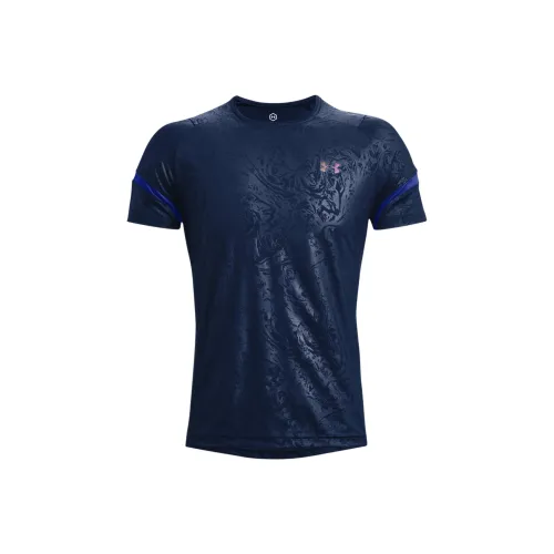 Under Armour RUSH Темно-синий Синий Мужская Футболка