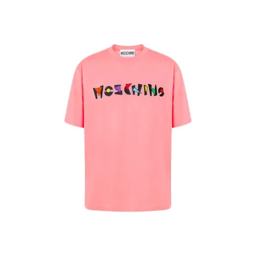 MOSCHINO Розовые Мужские T-рубашки