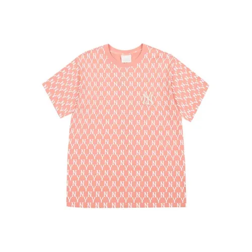 Mlb Base Logo Комплект с рукавами T-рубашка Unisex Light Розовый