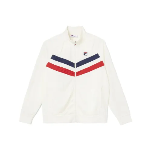 FILA Куртка Мужская Белая Красная Синяя Полосы