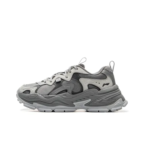 LINING Starlight Low-Top Sneakers Gray Women's