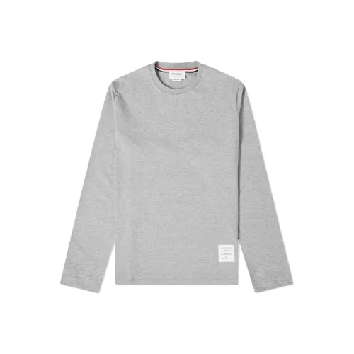 THOM BROWNE Серый Мужской T-Рубашки