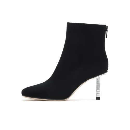 Staccato Botильоны MID Низкий каблук Женские Черный