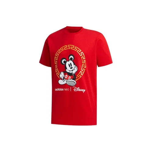 ADIDAS NEO X Disney adidas neo CNY Collection T-Shirt Мужской Красный