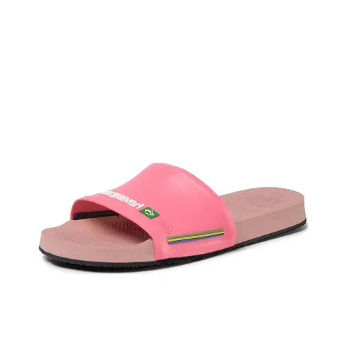 Havaianas Гаванский Slide BRASIL Стильный Сандалии Унисекс Лотос Кофе