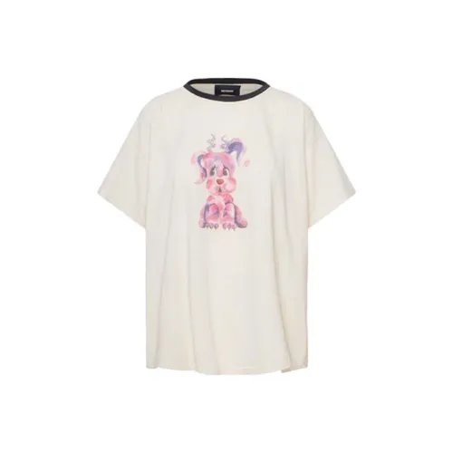 WE11DONE MONSTER Белая Унисекс Футболка