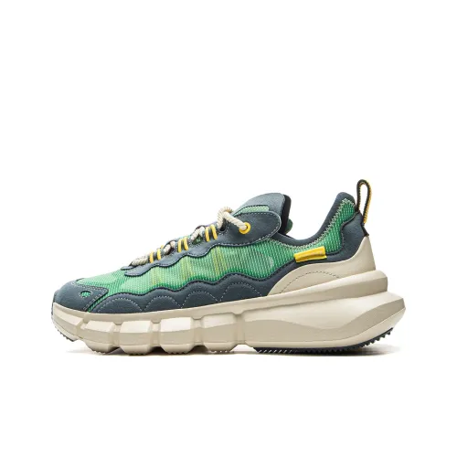 LiNing Slip-resistant Abrasion-resistant Low-top Basketball Shoes Men's Green LiNing Противоскользящие Износостойкие Низкие Кеды для баскетбола Мужские Зеленые