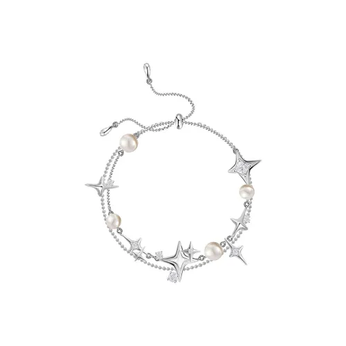 masw Двойной Layer Жемчужные браслеты Унисекс