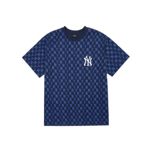 MLB Темно-синяя унисекс футболка