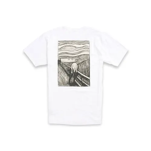 Vans x MoMA Munch Белая Унисекс Футболка