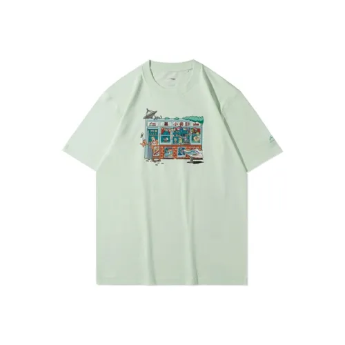 LINING Sports Fashion Collection Ethereal Фруктовый зеленый Мужская T-рубашка