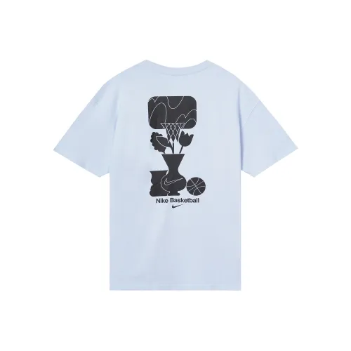 Nike T-Shirt Мужская Светло-Морской Синий