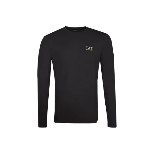EMPORIO ARMANI Мужские черные футболки