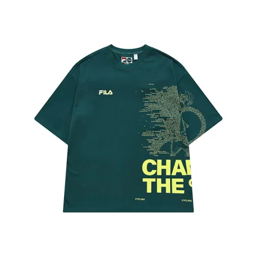 FILA FUSION STREET SPORT T-Рубашка Мужская Бледно-мшистый Зеленый