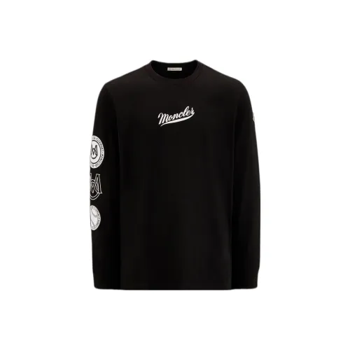 MONCLER Мужские черные T-рубашки