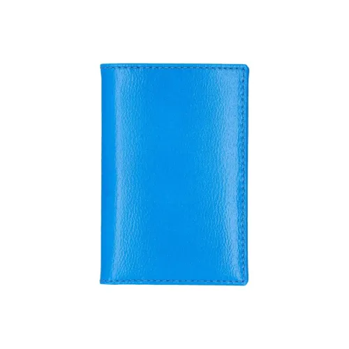 CDG Коровья кожа Держатель для карт Мужской Синий Оранжевый