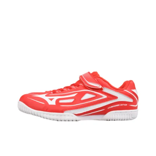 Mizuno Детская тренировочная обувь, низкий топ, красный, школьный возраст