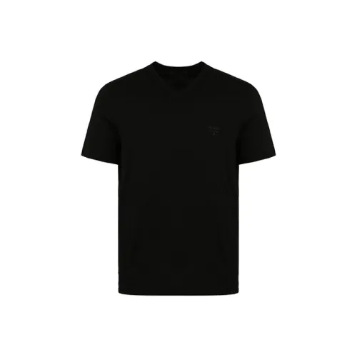 PRADA Мужские черные T-рубашки