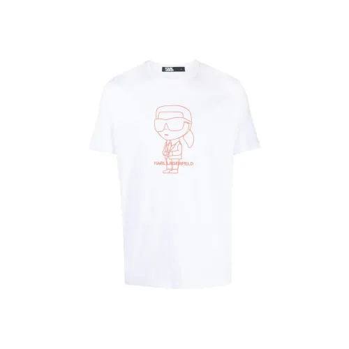 KARL LAGERFELD / Karl Lagerfeld Jeans Белый Мужской T-Рубашки