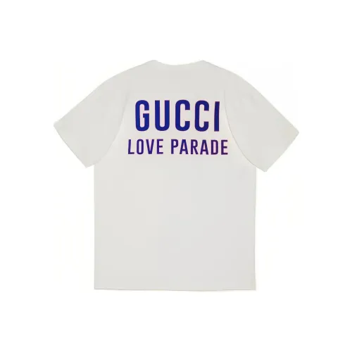 GUCCI Love Parade SS22 T Рубашка Мужская Айвори Белый