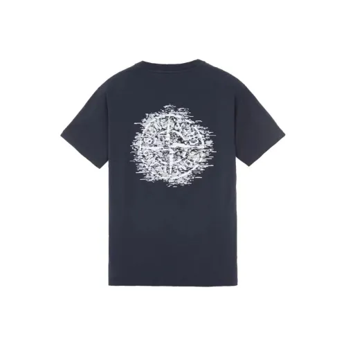 STONE ISLAND SS23 T-Shirt Мужской Морской Синий