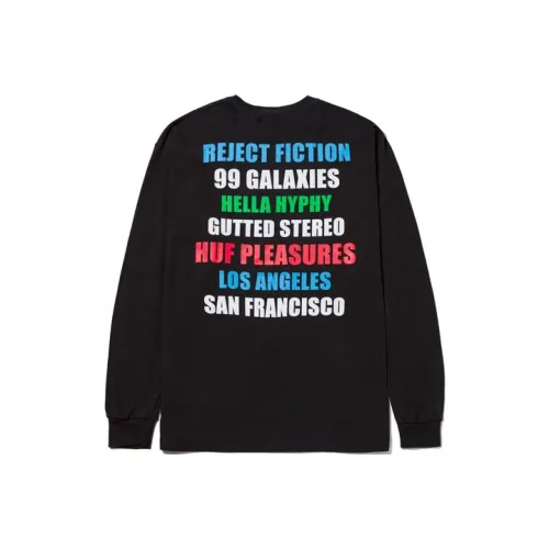 HUF совместная черная мужская футболка