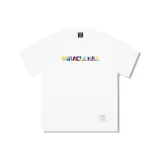 Белый, разноцветный