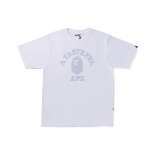A BATHING APE x JJJJound коллаборация T-рубашка мужская белая