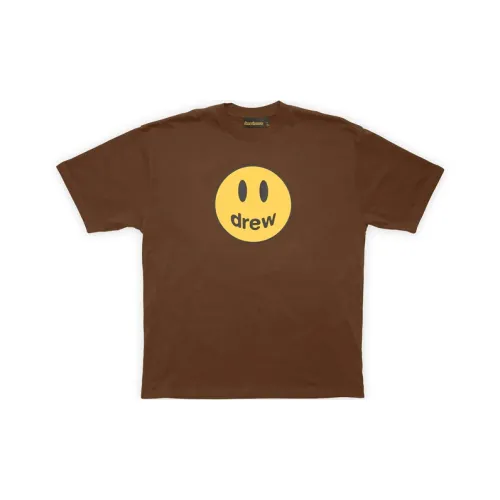 Drew House Smiley Collection Коричневый Унисекс T-рубашки