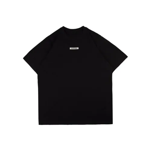 GAONCREW Прямой крой T-рубашка Унисекс Черный