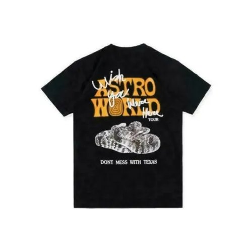 TRAVIS SCOTT Черная унисекс футболка