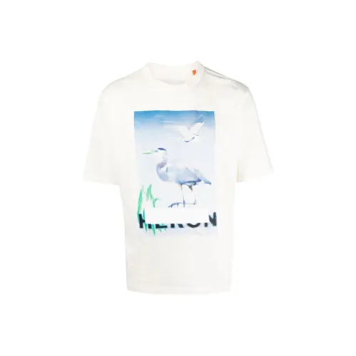 HERON PRESTON Белая Мужская Рубашка