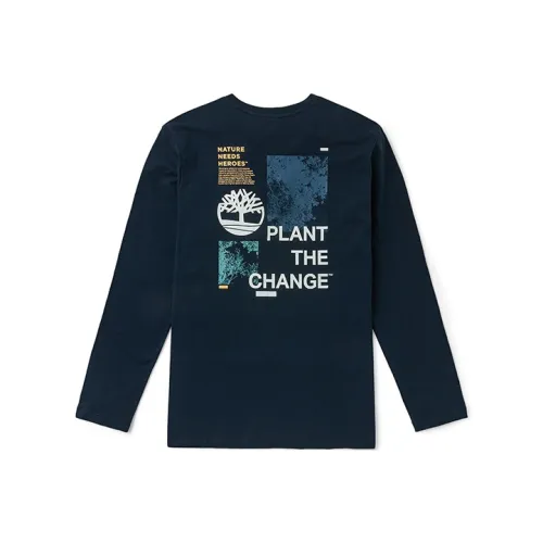 Timberland T-Shirt Мужской Темно-сапфировый