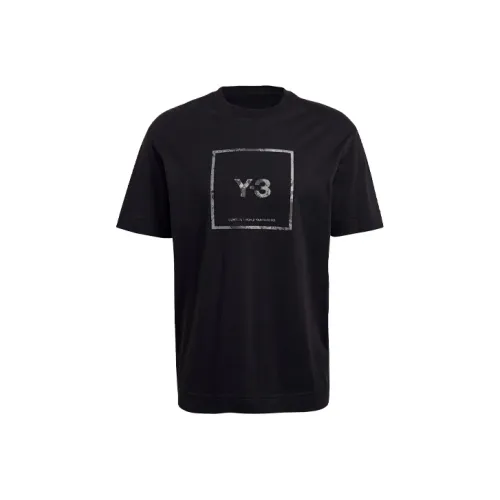 Y 3 Черная Унисекс Футболка