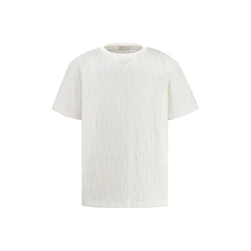 DIOR Quarterly New Products Белые Мужские T-Рубашки