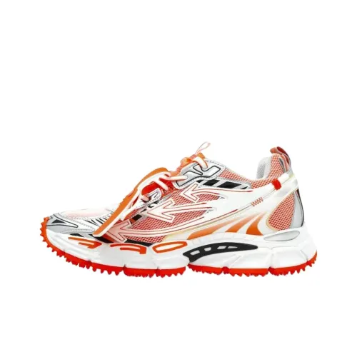 OFF Белый Be Правая сторона Спина Низкий Топ Повседневная обувь Женские Оранжевый