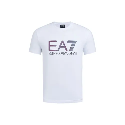 EMPORIO ARMANI Белые Мужские T-рубашки