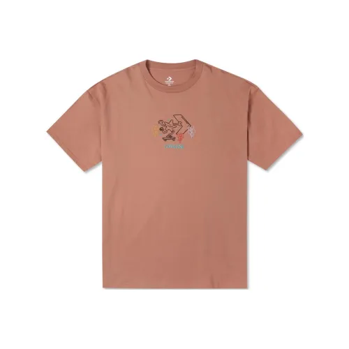 Конверс Pushing Along T-Shirt Мужская Камео Коричневый