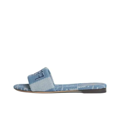 FENDI Sunshine Слипоны Женские Светло-Синий