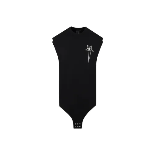 RICK OWENS совместная черная мужская рубашка T