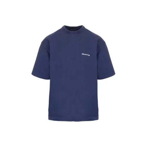 Balenciaga Мужские синие футболки