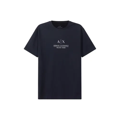 ARMANI EXCHANGEAE T Рубашка Мужская Темно-Морской Синий