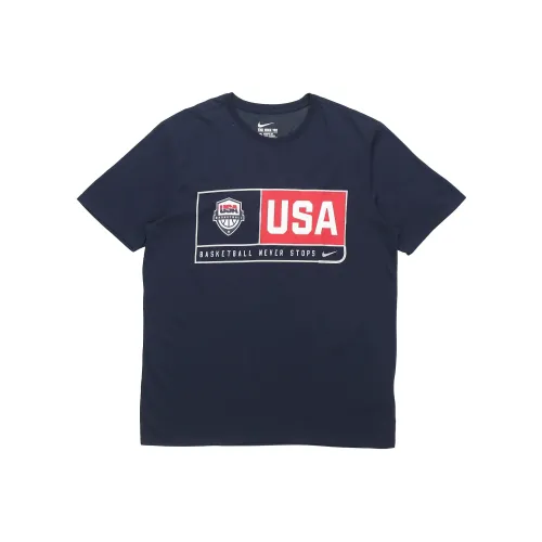 Nike Темно-синие мужские футболки