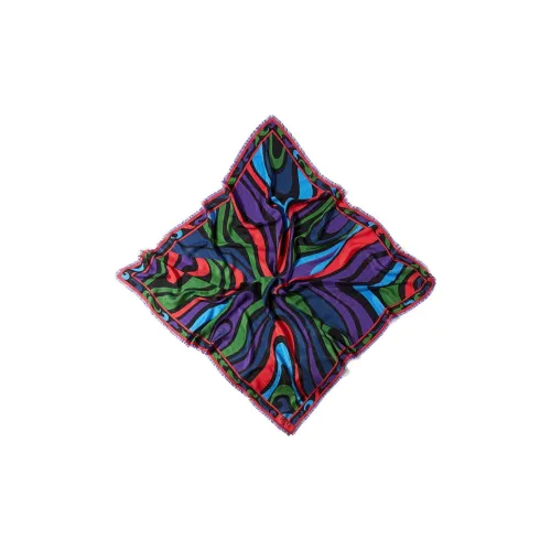 EMILIO PUCCI Шерсть Шелковые Шарфы Унисекс Многоцветные