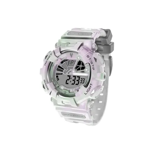 YOUNG STERNA Female Warrior Collection Электронный механизм Резиновый ремешок Часы Женские часы Серый циферблат