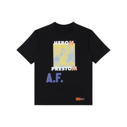 HERON PRESTON Мужские черные рубашки T