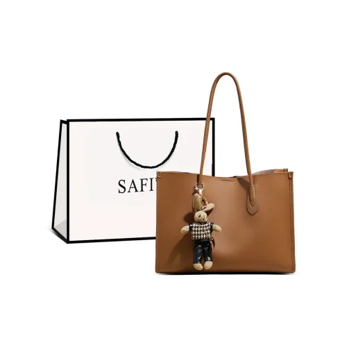 Safiya Синтетическая кожа сумка через плечо стандартная женская коричневая