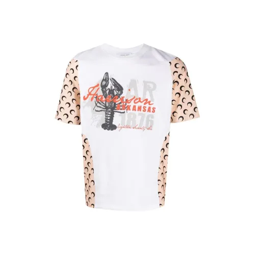 Marine Serre Белая Унисекс Рубашка T